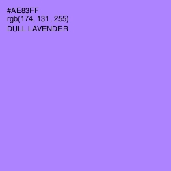 #AE83FF - Dull Lavender Color Image